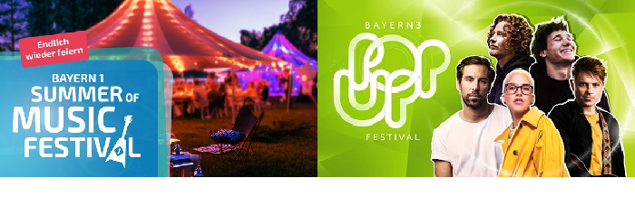 BAYERN 1 Summer of Music Festival & BAYERN 3 POP-up Festival